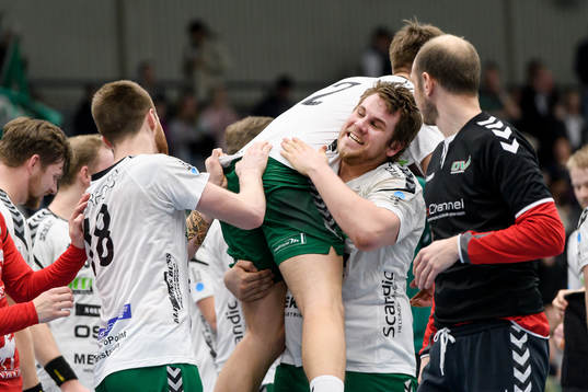 Helsingborgs Linus Nileskog jublar