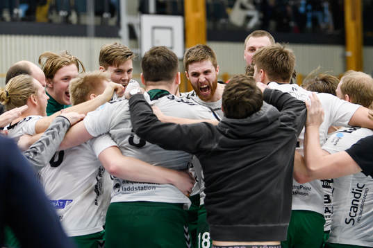 Helsingborgs spelare jublar