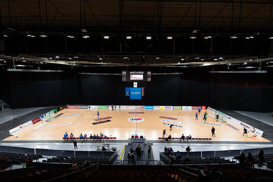 Generell interiör vy över Scandinavium