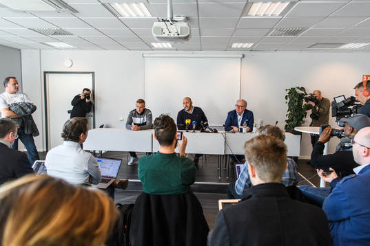 IFK Göteborgs Sebastian Ohlsson, klubbdirektör Max