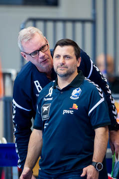 Kristianstads tränare Ljubomir Vranjes och assisterande