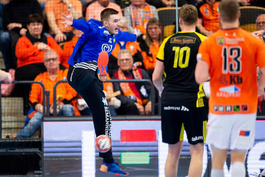 Sävehofs målvakt Agust Eli Björgvinsson