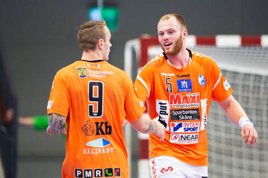 Kristianstads Tore Stig Moen Nilsen och Arnar Freyr