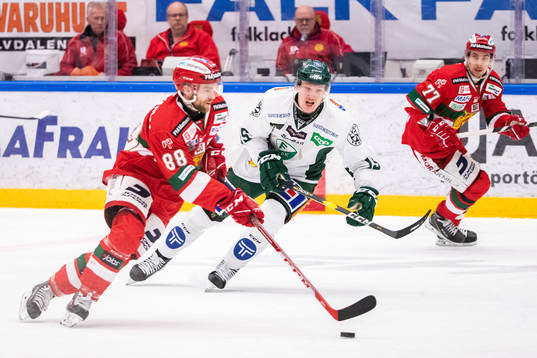 Moras Spencer Abbott och Färjestads Gustav Rydahl