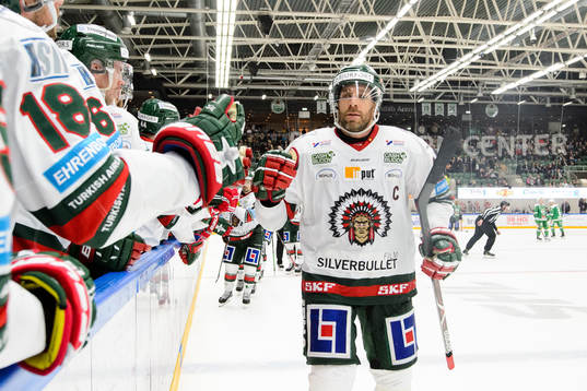 Frölundas Joel Lundqvist jublar