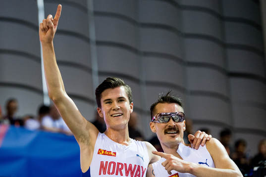 Jakob Ingebrigtsen and Henrik Ingebrigtsen of Norway