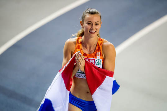 Nadine Visser of the Netherlands