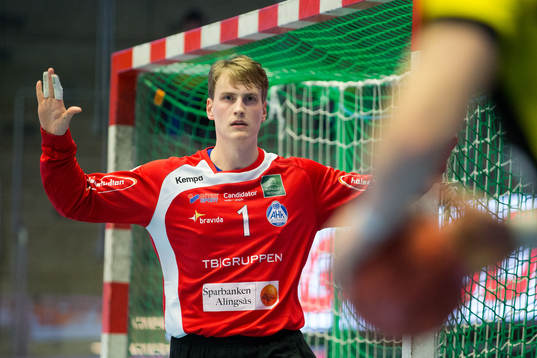 Alingsås målvakt Niklas Kraft