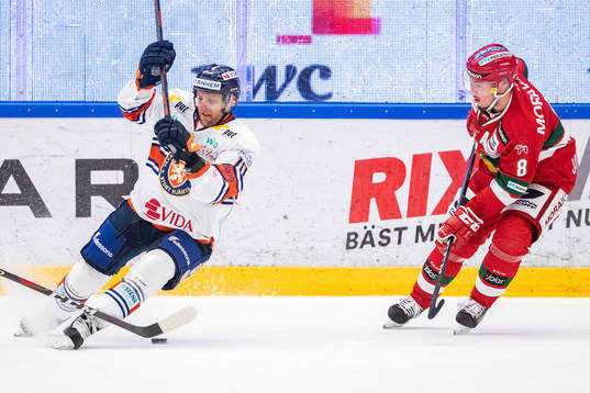 Växjös Kris Versteeg och Moras Robin Johansson