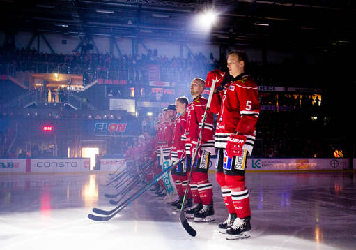 Line up Örebro med Rasmus Rissanen och Gustav Backström i