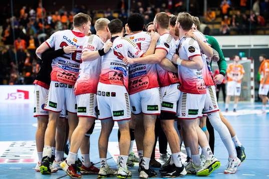 HK Malmös spelare jublar