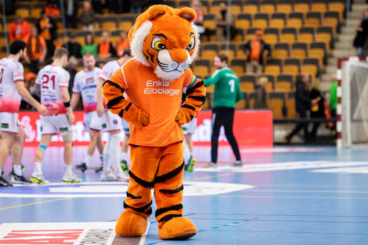 Kristianstads maskot Krutis deppar