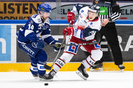 Leksands Oskar Lang och Västerviks Ken Jäger