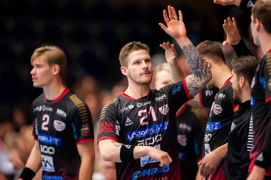 HK Malmös Hampus Olsson jublar