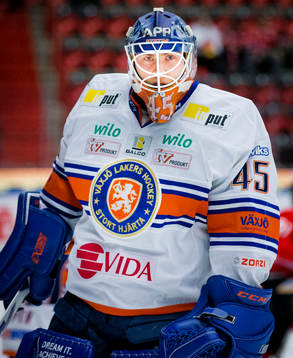 Växjös målvakt Viktor Andrén