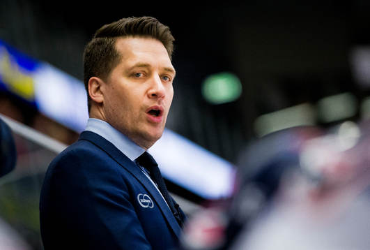 Växjös tränare Sam Hallam