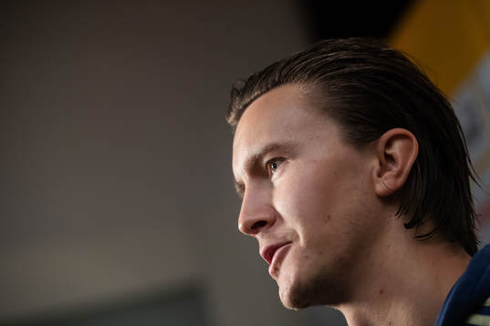 Kristoffer Olsson of the Swedish national football team at