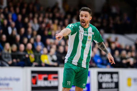 Hammarbys Martin Dolk reagerar