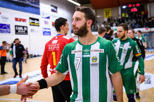 Hammarbys Patrik Fahlgren deppar