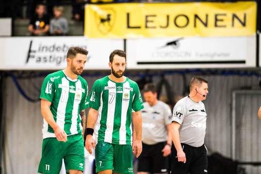 Hammarbys Martin Dolk och Patrik Fahlgren deppar