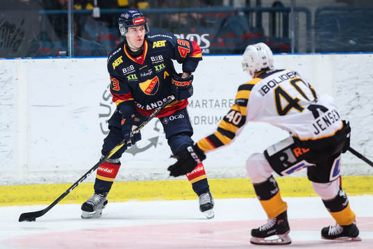 Djurgårdens Tom Nilsson och Skellefteås Jesper Jensen