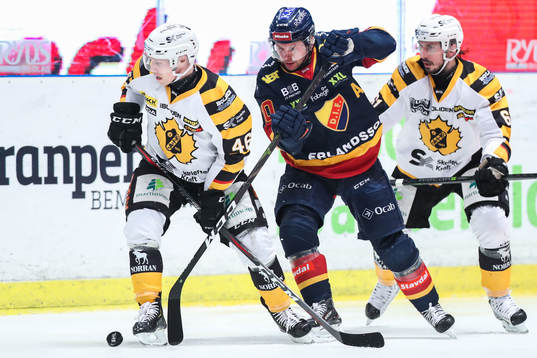 Skellefteås Mathis Olimb och Djurgårdens Niclas Bergfors