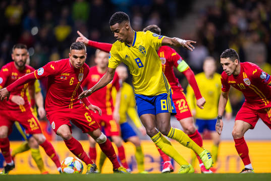 Alexander Isak of Sweden