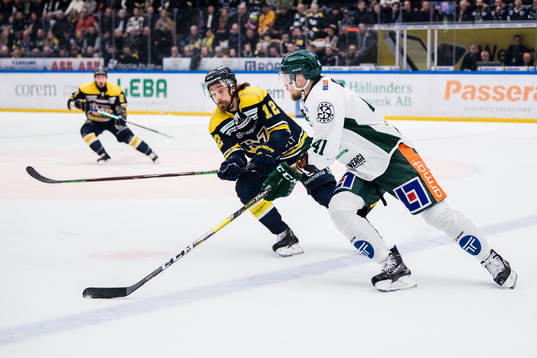 s Andreas Thuresson  och Färjestads Ilari Melart