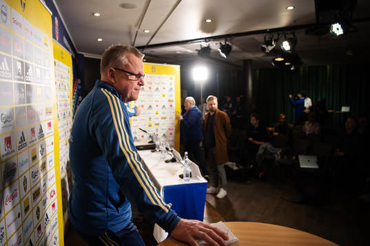 Head coach Janne Andersson of the Swedish national football