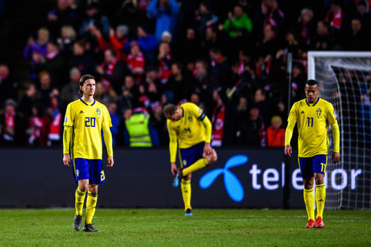 Kristoffer Olsson , Andreas Granqvist and Robin Quaison of
