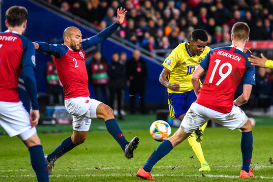 Alexander Isak of Sweden