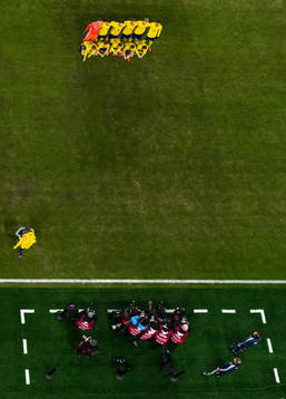 Players of Sweden pose for a team photo
