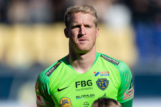Falkenbergs målvakt Hampus Nilsson