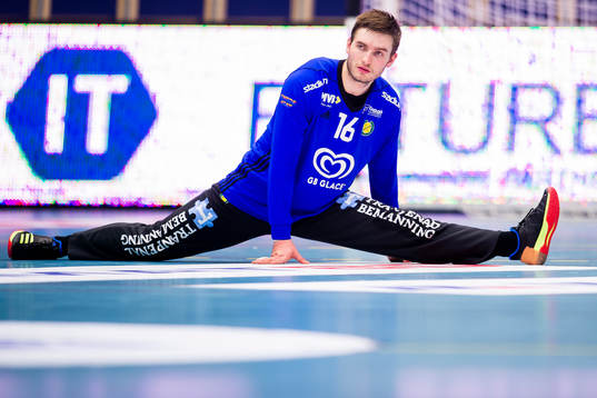 Sävehofs målvakt Agust Eli Björgvinsson