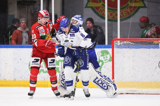 Moras Nils Carnbäck mot Leksands Filip Johansson och