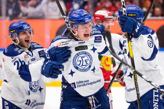 Leksands Anton Karlsson jublar