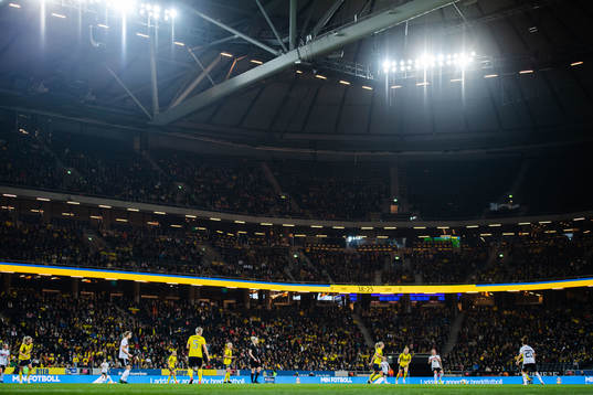 A general view of the women's international friendly