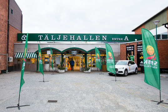 Generell vy utanför Täljehallen