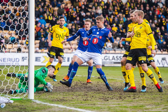 Ola Selvaag Solbakken of Ranheim and Marko Maric of