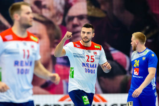 Eivind Tangen of Norway celebrates