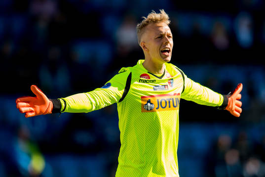 Goalkeeper Walter Viitala of Sandefjord