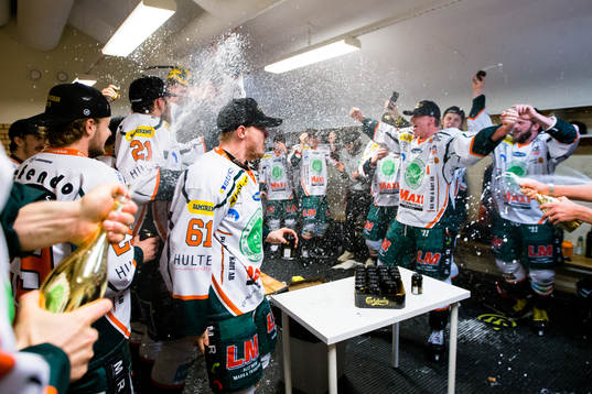 Kristianstads spelare jublar