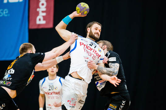 Kristianstads Arnar Freyr Arnarsson och Tore Stig Moen
