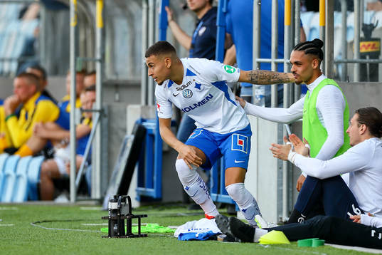 IFK Norrköpings Jordan Larsson jublar med IFK Norrköpings