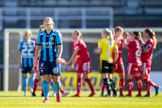 Djurgårdens Irma Helin deppar