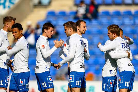 IFK Norrköpings spelare laddar