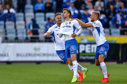 IFK Norrköpings Kasper Larsen, Christoffer Nyman och Filip