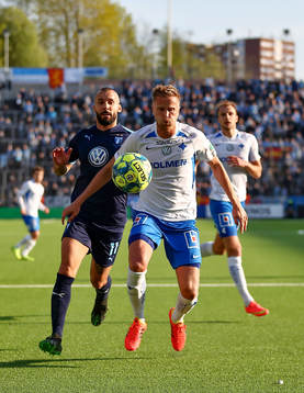 Malmö FFs Guillermo Molins och IFK Norrköpings Kasper