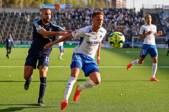 Malmö FFs Guillermo Molins och IFK Norrköpings Kasper