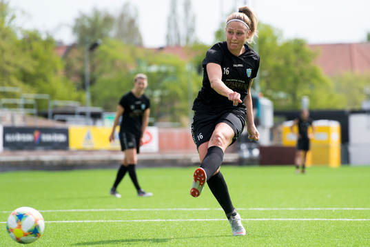 Göteborgs Karin Lundinunder en träning med Göteborg